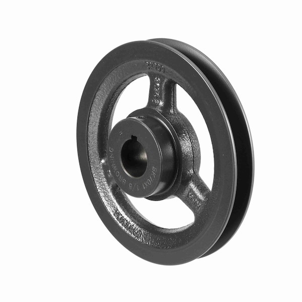 1 Groove Cast Iron Fhp - Finished Bore Sheave, BK70X 1 1/8